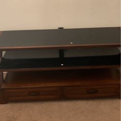 Tv Stand And Parts For The Tv 