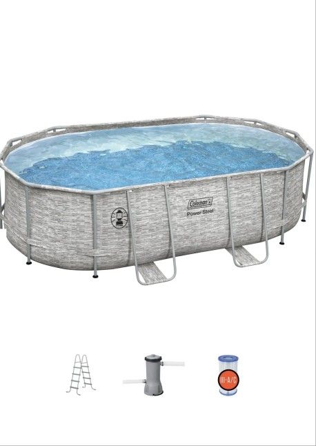 Brand New 16x10x48 swimming pool includes Filter pump and ladder.