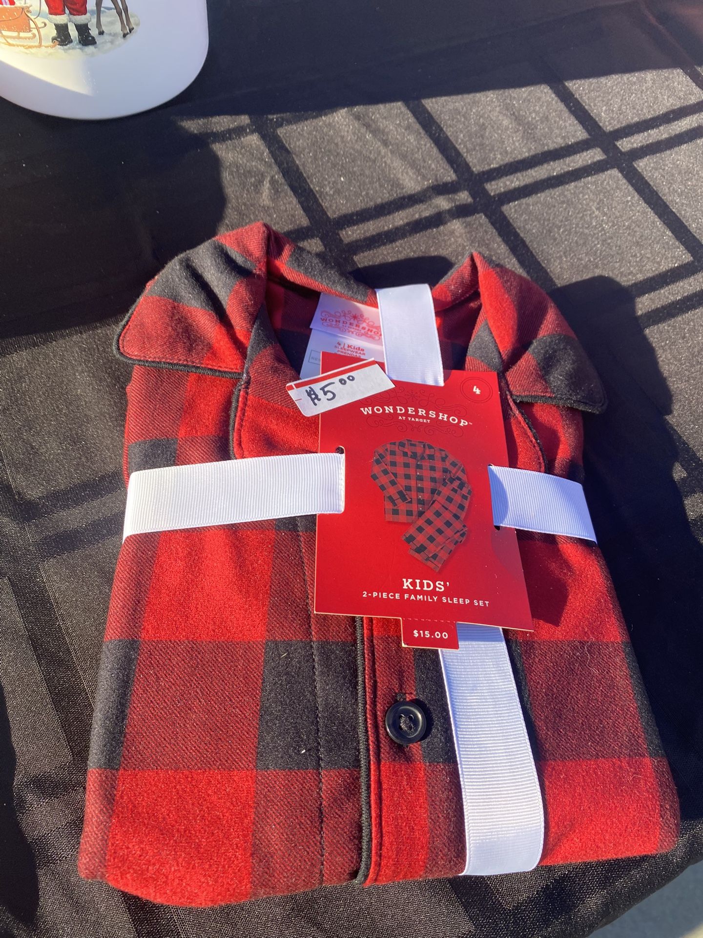 Christmas Plaid Pijama Set