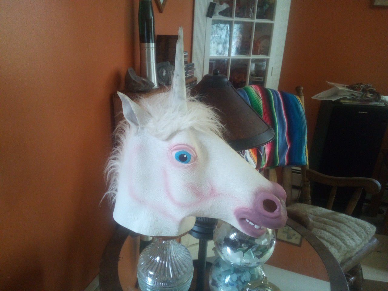 Adult unicorn head mask