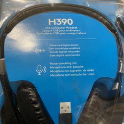 Logitech H390 Headset (Perfect For Zoom Calls)