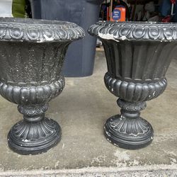 Two Beautiful CERAMIC POTS. Moving… Need A New Home. $20/each. $38/ Both.