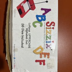 Sizzix Lillipop Upper Case Die Cut Set