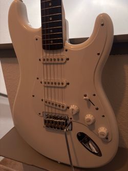White Electric Guitar