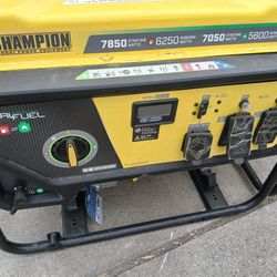 Dual Fuel Generator CHAMPIOM 7850W 