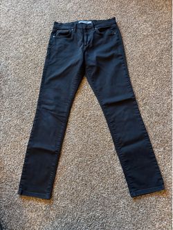 Joe's Jeans Black Straight-Leg Pants