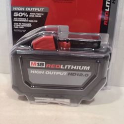 Ss-292 Milwaukee M18 RedLithium High Output HD12.0 Battery 