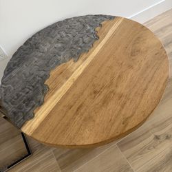 Broward Design Center Round Coffee Table Wood