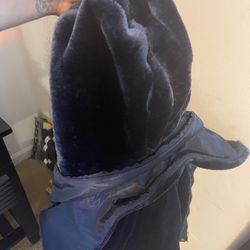 Blue Fur Coat 