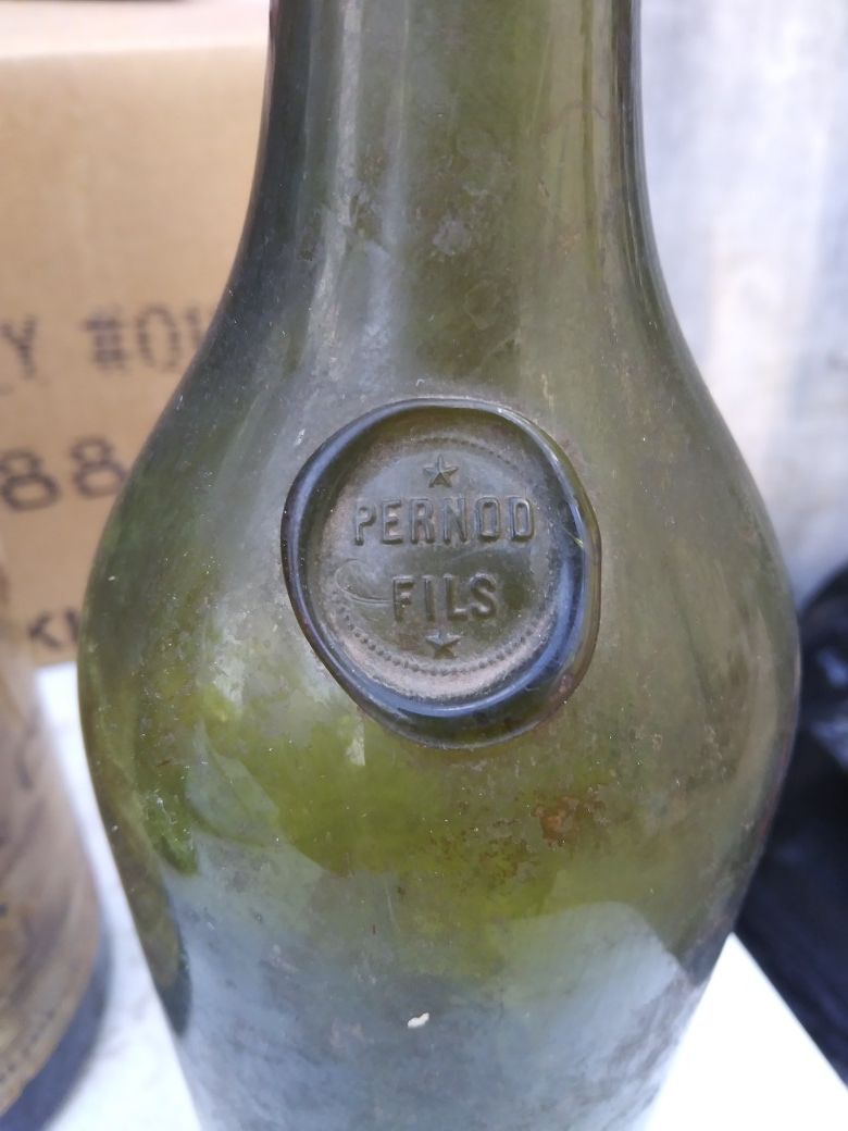 Beautiful vintage glass bottles