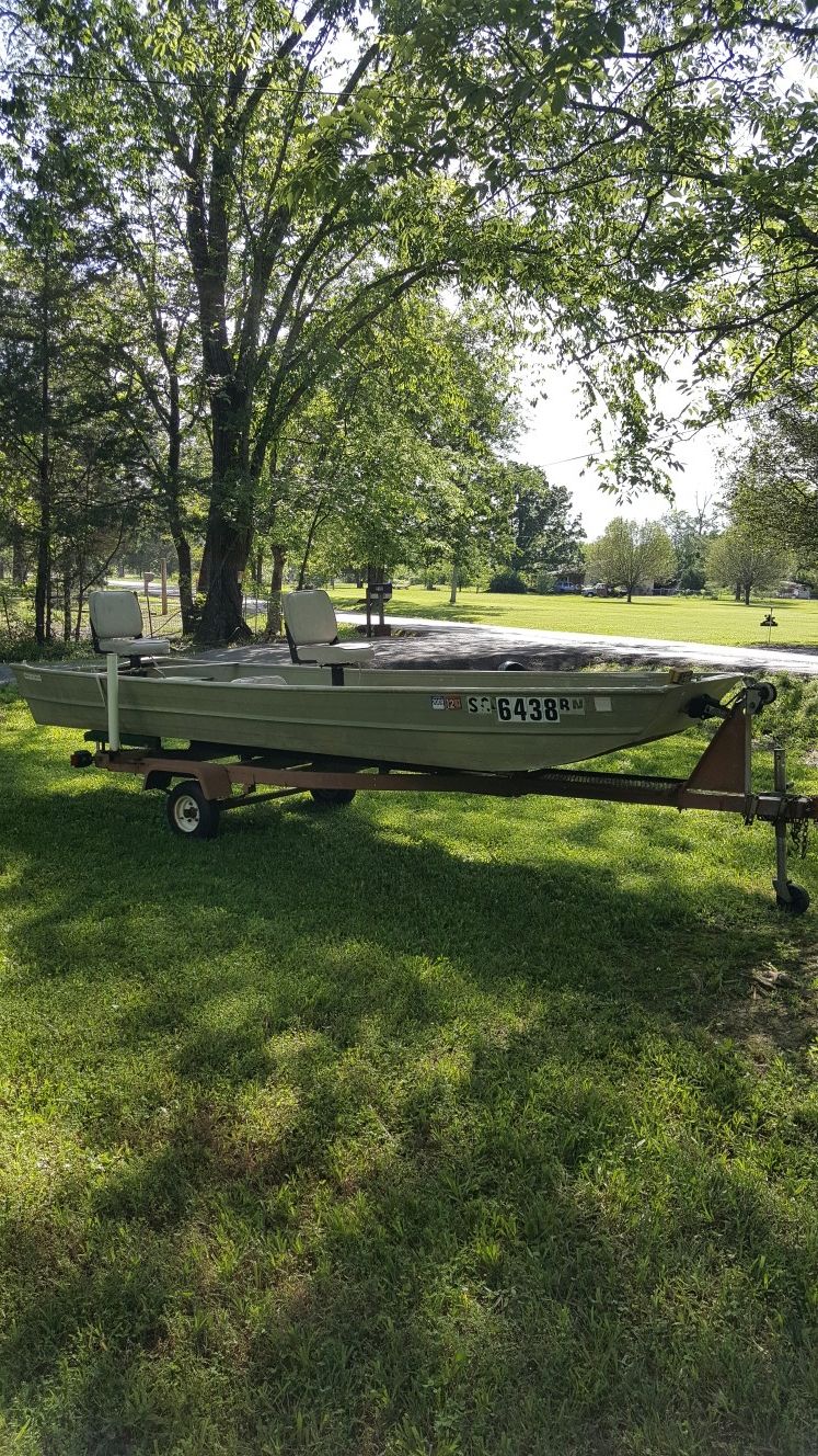 Sears 16ft' flat bottom boat