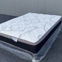 Queen Size Mattress Pillowtop Organic Cotton 