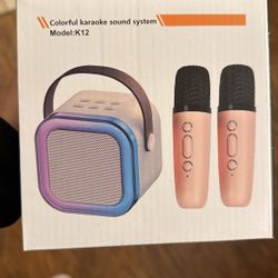 Colorful Karaoke Sound System/ Model K12