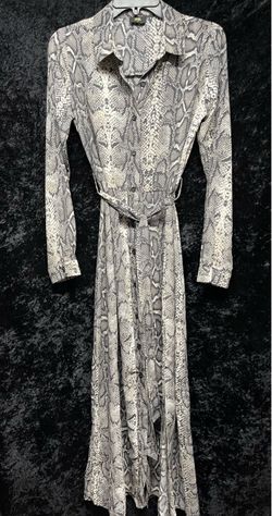 Python shirt dress