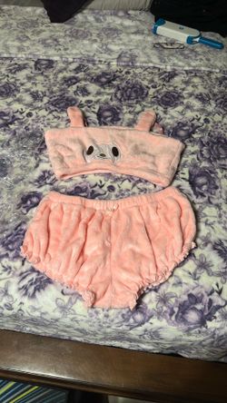 2 pc plush melody pajamas - size S adult