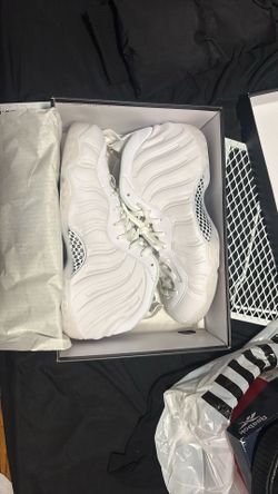 Brand New All White Foamposite One 