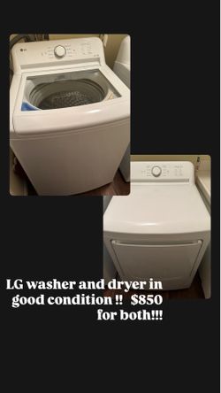 LG Washer & Dryer