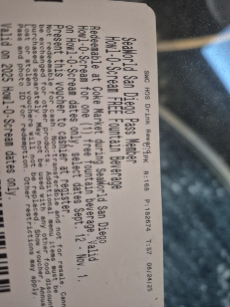 Seaworld Howl O Scream Fast Passes And Drink Tickets