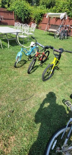3 20" Kids Bikes (All Pedal Brakes) good Condition($50 each)