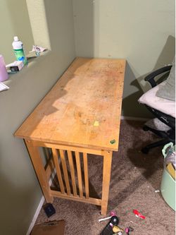 Consule table natural wood