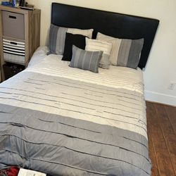 Full Size Bed (frame, Box Spring, And Matress)
