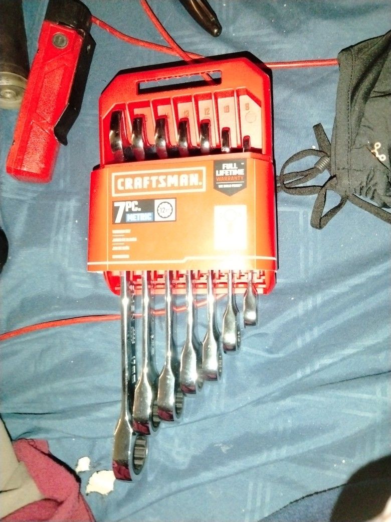 Craftsman 7-piece Metric Ratcheting Wrenches