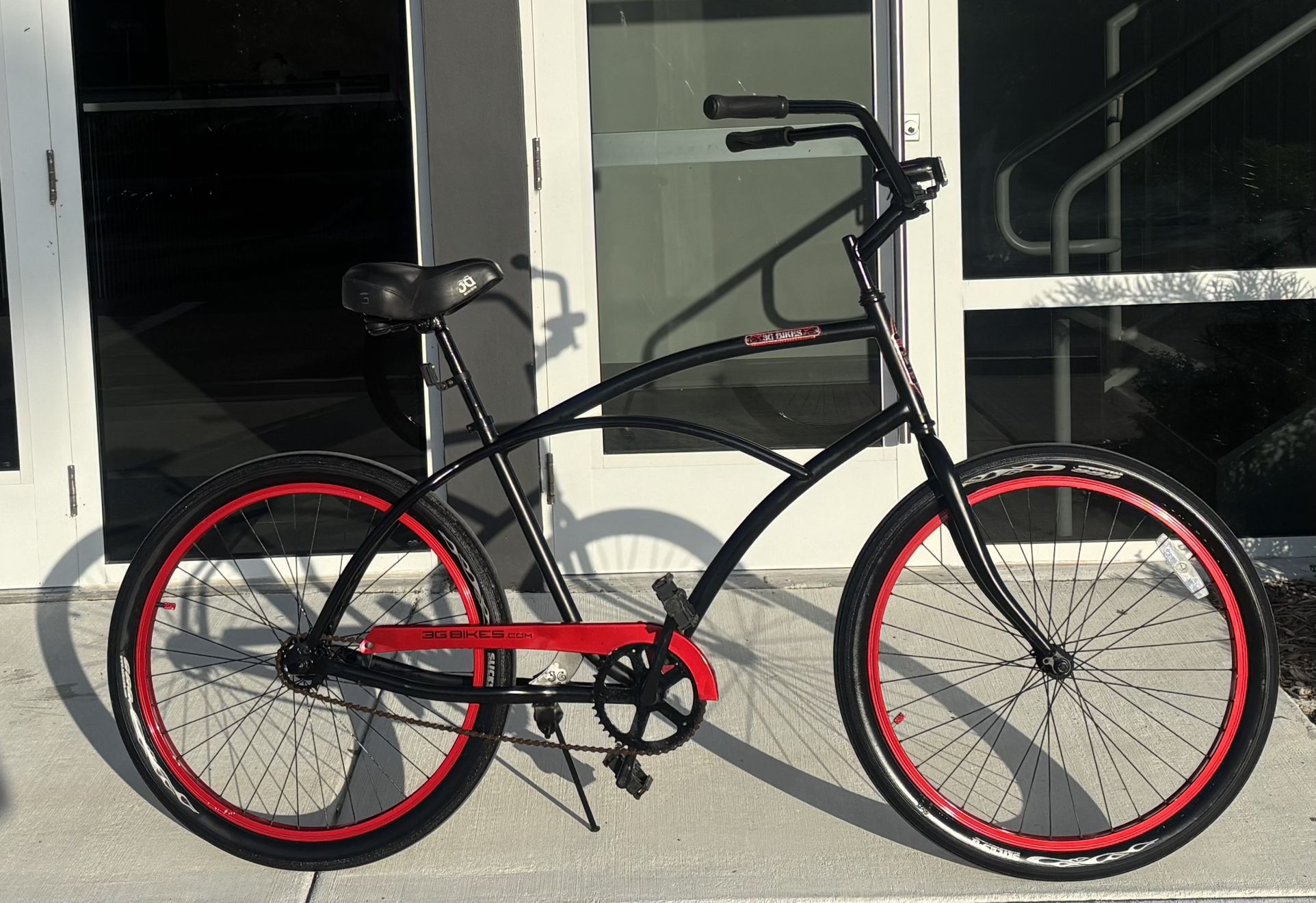 3G Bike Newport Long Beach,California Single Speed Coaster Brake Beach,Cruiser Bike
