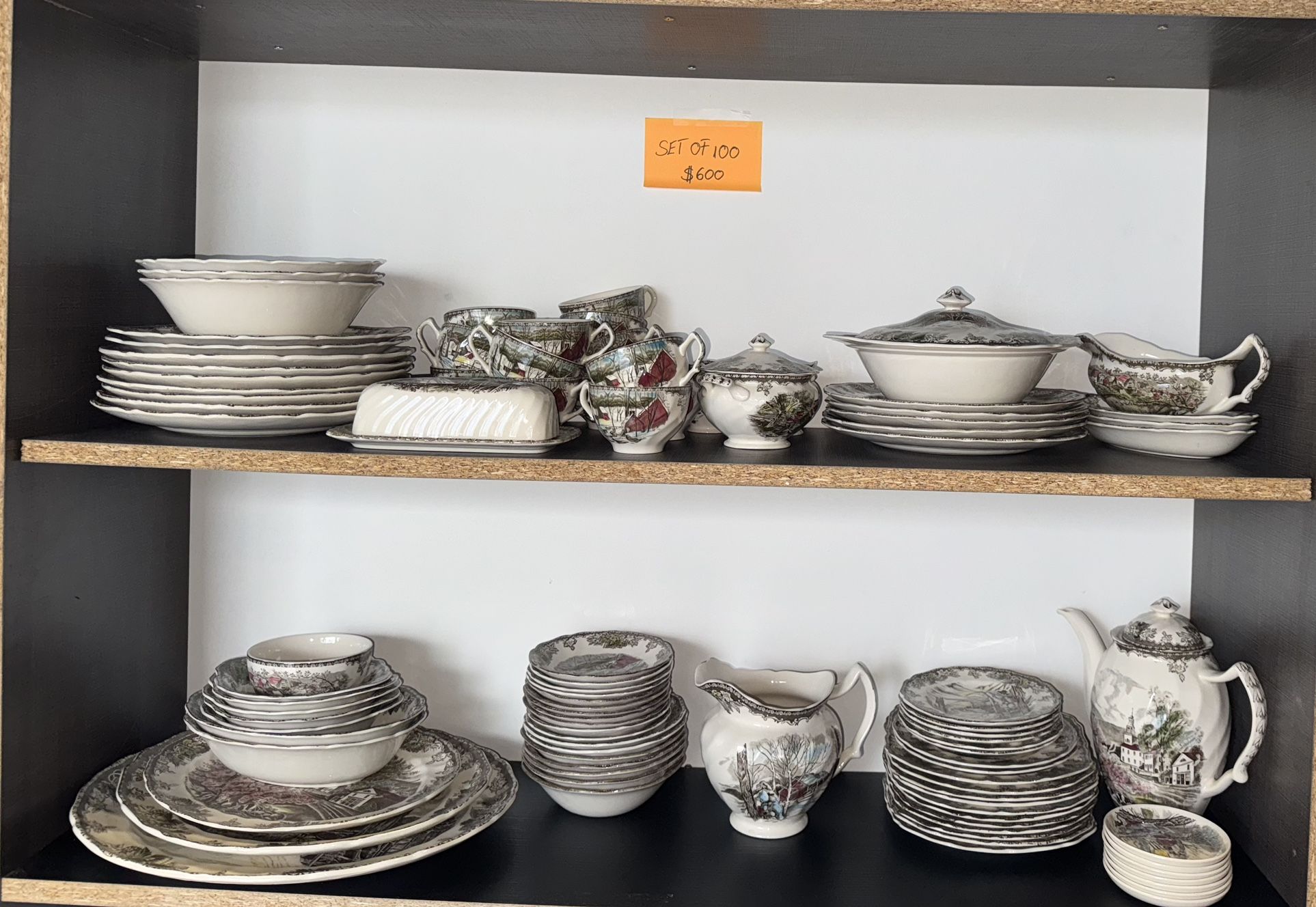 Johnson Brothers Friendly Village,The Buffet 100 Pieces Set