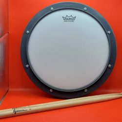 Remo 10" Practice Pad [Grey] W/ SP 5A Drumsticks