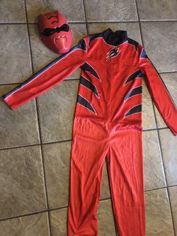 Power ranger size 10/12 red boys