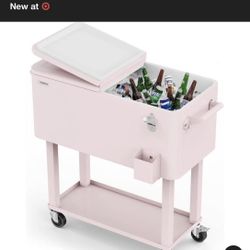 VINGLI 80 Quart Rolling Cart on Wheels