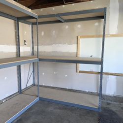 96 in W x 24 in D Warehouse Quality Industrial Shelving Similar To Uline Delivery Available