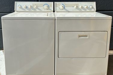 WE DELIVER• KITCHENAID SUPERBA Heavy Duty Super Capacity PLUS Washer & Dryer Set in GREAT CONDITION!