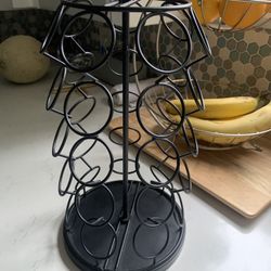 Keurig K-Cup Metal Countertop Rotating Carousel / Rack Holds 35 Coffee Pods.
