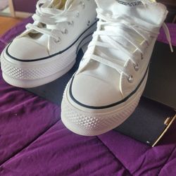 White Converse 