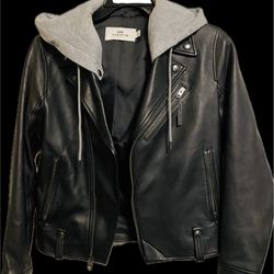 **AUTHENTIC** MOTO COACH LEATHER JACKET