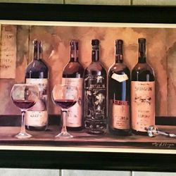 Wine Picture 25x35 Large