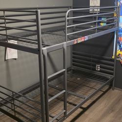 Twin Bunk Bed Frame With Ladder