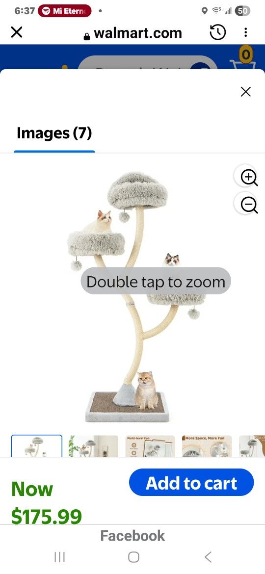 Costway Cat Tree Tower 70'' Multi-Level Kitten Activity Center with 3 Perches & Balls Gray