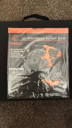 Cordless Li-ion Drill 12v