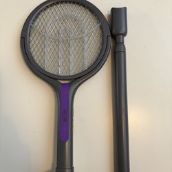Electric Bug Zapper Racket with Stand 