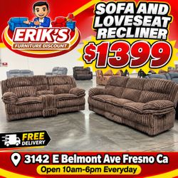 Recliner sofa and loveseat sillones Reclinables