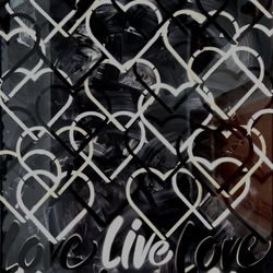 Original Hand-Painted Abstract Artwork – Acrylic Spray Paint & Epoxy Resin – 40x30 