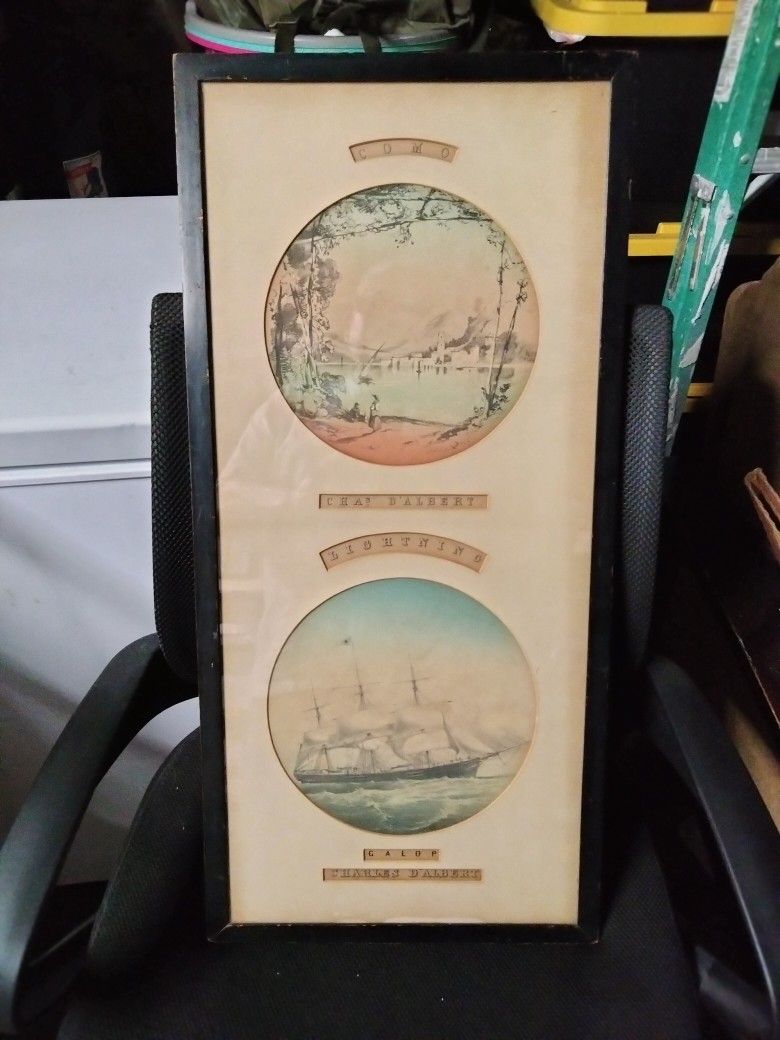 VICTORIAN ERA LITHOGRAPH OF MUSIC SHEET COVERS FROM CHARLES...