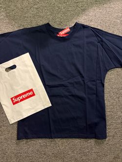 Supreme intarsia tee Navy