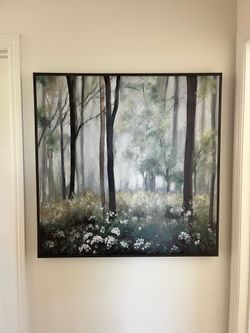 Large Forest Painting (On Canvas)