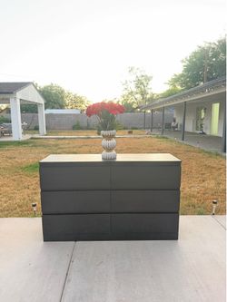 Modern black dresser