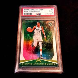 Giannis Antetokoumpo 2017-18  Ascension Basketball PSA 9 MILWAUKEE BUCKS NBA