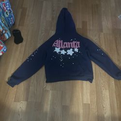 Alanta  Sp5der Hoodie Navy 