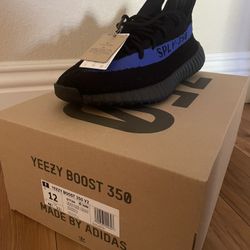 Yeezy Boost 350 Dazzling Blue Mens Size 12 (Brand New)